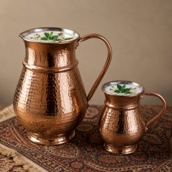 Alternative view of سرویس پارچ و لیوان مسی چکشی (NF)