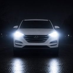 Alternative view of هدلایت h4 مدل MZM D70 مناسب نور بالا هیوندای توسان کد HL057