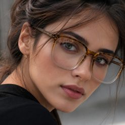عینک طبی زنانه George Smith رنگ قهوه ای هاوانا کد GL101