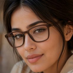 عینک طبی زنانه Rayban رنگ قهوه ای کد GL108