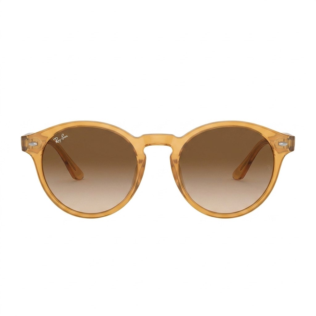 عینک آفتابی زنانه Rayban رنگ نسکافه ای کد GL001 - تصویر 4