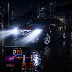 هدلایت h4 مدل MZM D70 مناسب نور بالا برلیانس h330 کد HL070