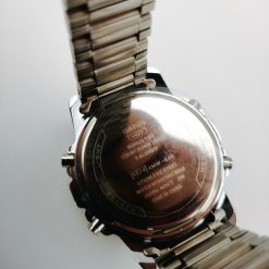 ساعت Casio مردانه سیلور سبز مدل دو زمانه کد GPZ-8165 - تصویر 5
