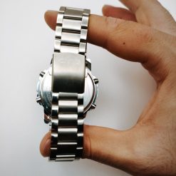 ساعت Casio مردانه سیلور سبز مدل دو زمانه کد GPZ-8165 - تصویر 7