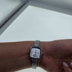 ساعت زنانه Casio | کاسیو بند حصیری مربعی رنگ silver - نقرهای (e) کد GPZ-8223 (x) - تصویر 9