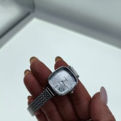 ساعت زنانه Casio | کاسیو بند حصیری مربعی رنگ silver - نقرهای (e) کد GPZ-8223 (x) - تصویر 8