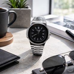 ساعت Patek Philippe مردانه سیلور مشکی کد GPZ-8148