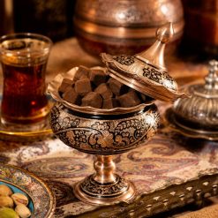 شکلات خوری مسی نقرهکوبی (NF)