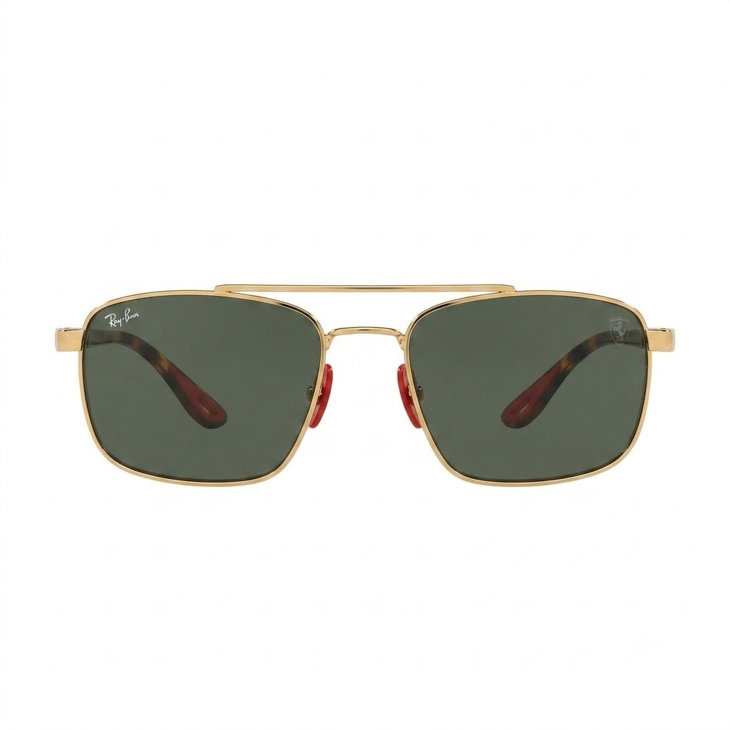 عینک آفتابی زنانه Rayban رنگ طلایی کد GL033 - تصویر 4