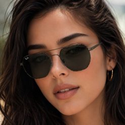 عینک آفتابی زنانه Rayban رنگ مشکی کد GL061