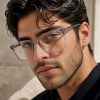 عینک طبی مردانه George Smith رنگ خاکستری روشن کد GL103