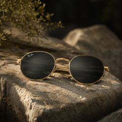 Alternative view of عینک دودی مردانه/ زنانه Rayban رنگ طلایی کد 5163XL-QM