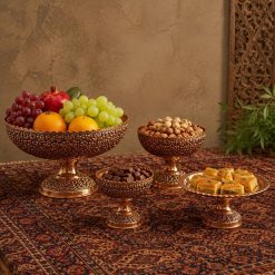 Alternative view of سرویس پذیرایی مسی طرح رز پروانه (NF)