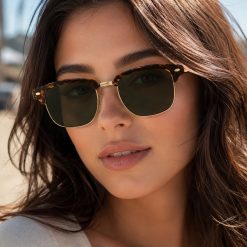 عینک آفتابی زنانه Rayban رنگ پلنگی کد GL056