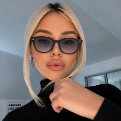 عینک آفتابی زنانه Rayban رنگ سورمه ای مشکی کد GL039