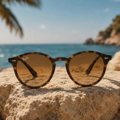 عینک آفتابی زنانه Rayban رنگ پلنگی کد GL005 - تصویر 3