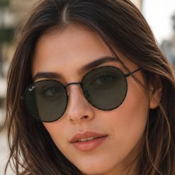 عینک آفتابی زنانه Rayban رنگ مشکی کد GL075