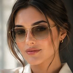 عینک آفتابی زنانه Rayban رنگ پلنگی کد GL036