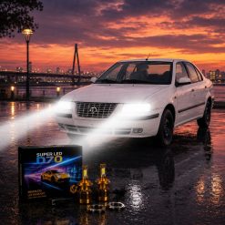 هدلایت MZM مدل D70 با پایه H1 مناسب نور بالا سمند LX کد HL020