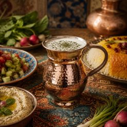 لیوان مسی چکشی (NF)