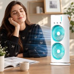 کولر شارژی رومیزی قابل حمل کد 0023A-7323 (p)