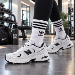 کتونی زنانه New Balance 530 سفید-مشکی کد XMA-2088 (nx)