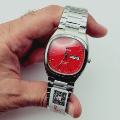 ساعت مردانه مدل امگا سیمستر مربعی رنگ قرمز (ZZ) کد 4916XL-QM (x) - تصویر 7