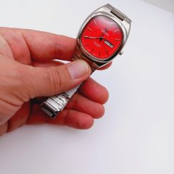 ساعت مردانه مدل امگا سیمستر مربعی رنگ قرمز (ZZ) کد 4916XL-QM (x) - تصویر 9