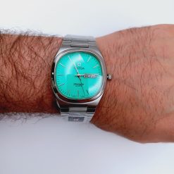 ساعت کلاسیک مردانه امگا سیمستر | Omega Seamaster مربع فیروزهای (ZZ) کد GPZ-4915 - تصویر 9