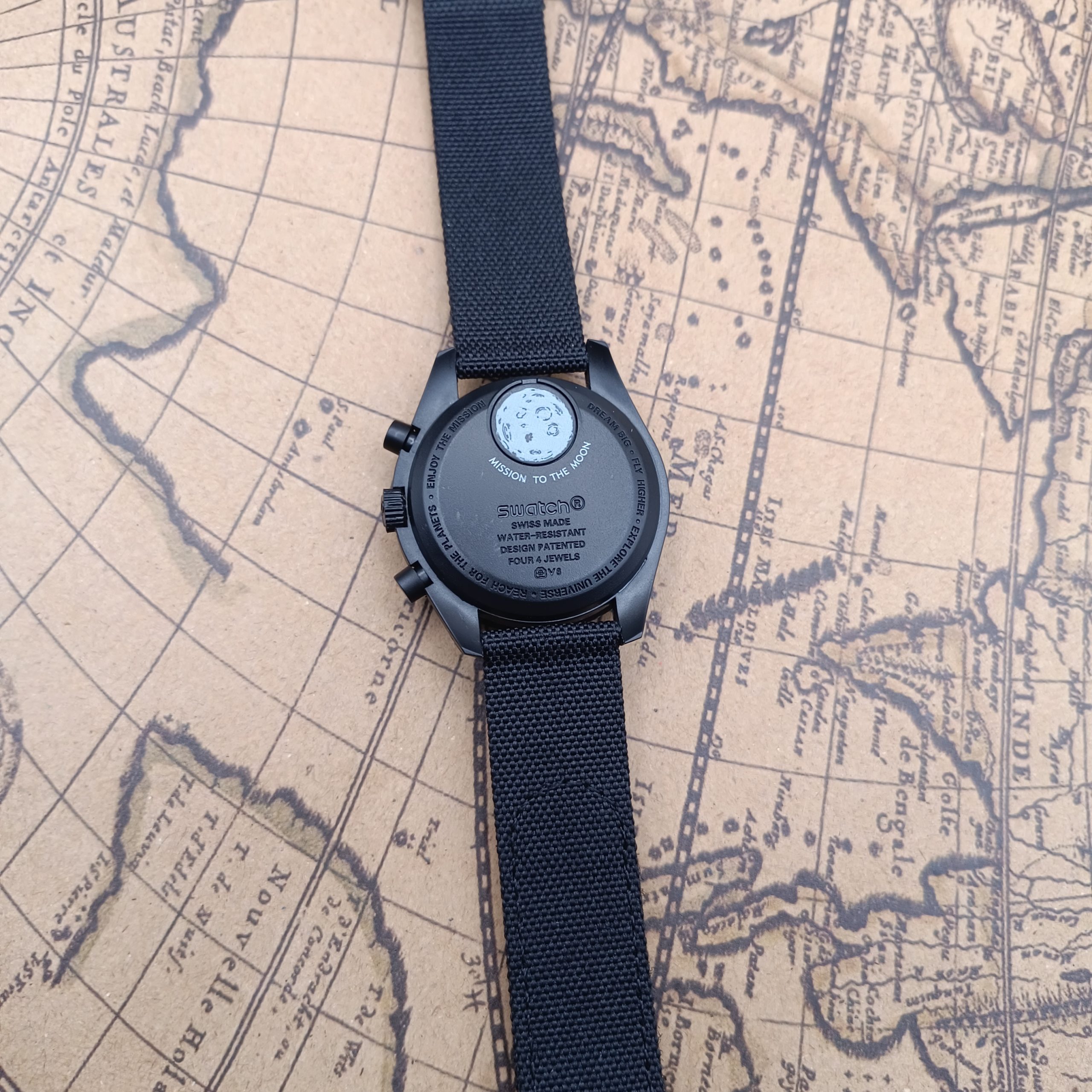 ساعت مچی زنانه امگا سواچ مشکی (zz) W1385 - تصویر 9