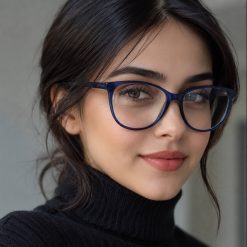 عینک طبی زنانه George Smith رنگ آبی کد GL087