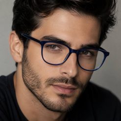 عینک طبی مردانه George Smith رنگ آبی کد GL088