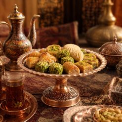 شیرینی خوری مسی رز پروانه (NF)