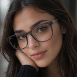 عینک طبی زنانه Rayban رنگ خاکستری کد GL105