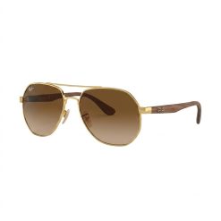 عینک آفتابی زنانه Rayban رنگ طلایی کد GL032 - تصویر 6