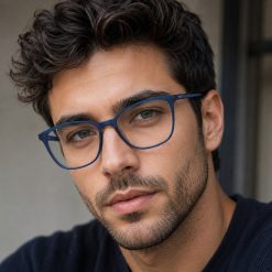 عینک طبی مردانه Rayban رنگ آبی تیره کد GL111