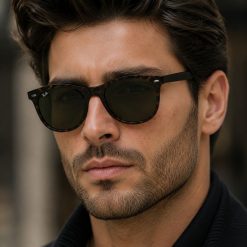 عینک آفتابی مردانه Rayban رنگ پلنگی کد GL012