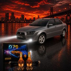 هدلایت MZM مدل D70 با پایه H1 مناسب مه شکن دنا کد HL006