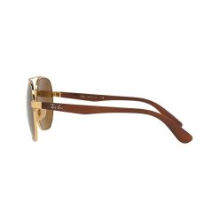 عینک آفتابی زنانه Rayban رنگ طلایی کد GL032 - تصویر 5