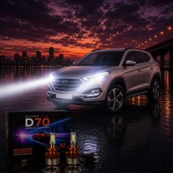 هدلایت MZM مدل D70 با پایه H1 مناسب نور بالا سانتافه کد HL032