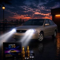 هدلایت h4 مدل MZM D70 مناسب نور بالا هیوندای ورنا کد HL056
