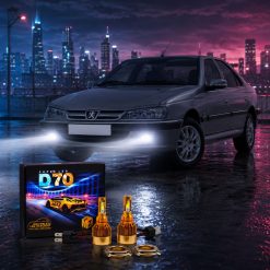 هدلایت MZM مدل D70 با پایه H1 مناسب مه شکن پرشیا کد HL161
