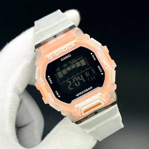 ساعت مردانه G_shock اسپرت طوسی نارنجی wpb کد 8176SX-L (x) - تصویر 5