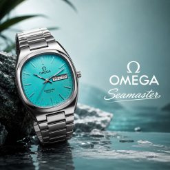 Alternative view of ساعت کلاسیک مردانه امگا سیمستر | Omega Seamaster مربع فیروزه‌ای (ZZ) کد GPZ-4915