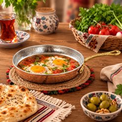 Alternative view of تابه برنجی تک دسته سایز متوسط (NF)