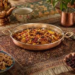 تابه برنجی دو دسته سایز متوسط (NF)