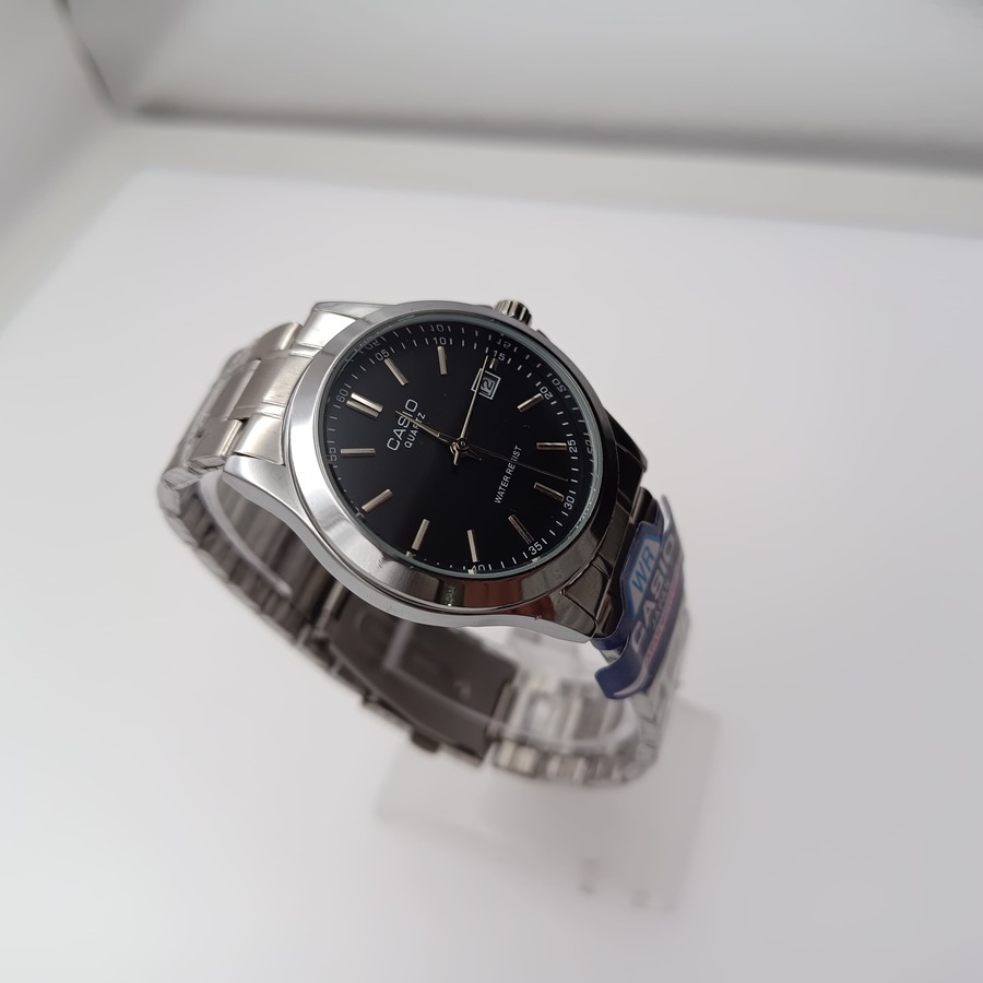 ساعت مردانه صفحه گرد مشکی مدل کاسیو | CASIO فلزی کد 14071XL-QM - تصویر 4