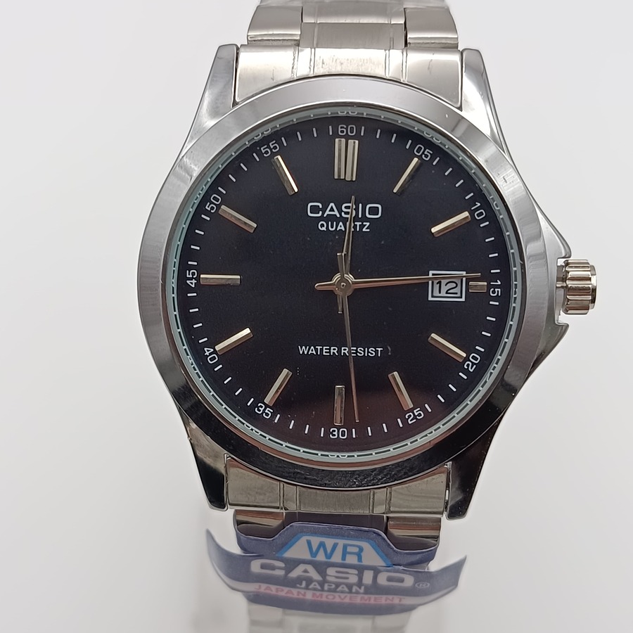 ساعت مردانه صفحه گرد مشکی مدل کاسیو | CASIO فلزی کد 14071XL-QM - تصویر 6