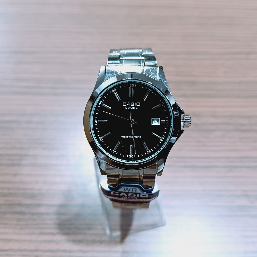 ساعت کلاسیک مردانه مدل کاسیو | CASIO صفحه گرد رنگ نقرهای و مشکی کد XL-14196M - تصویر 3