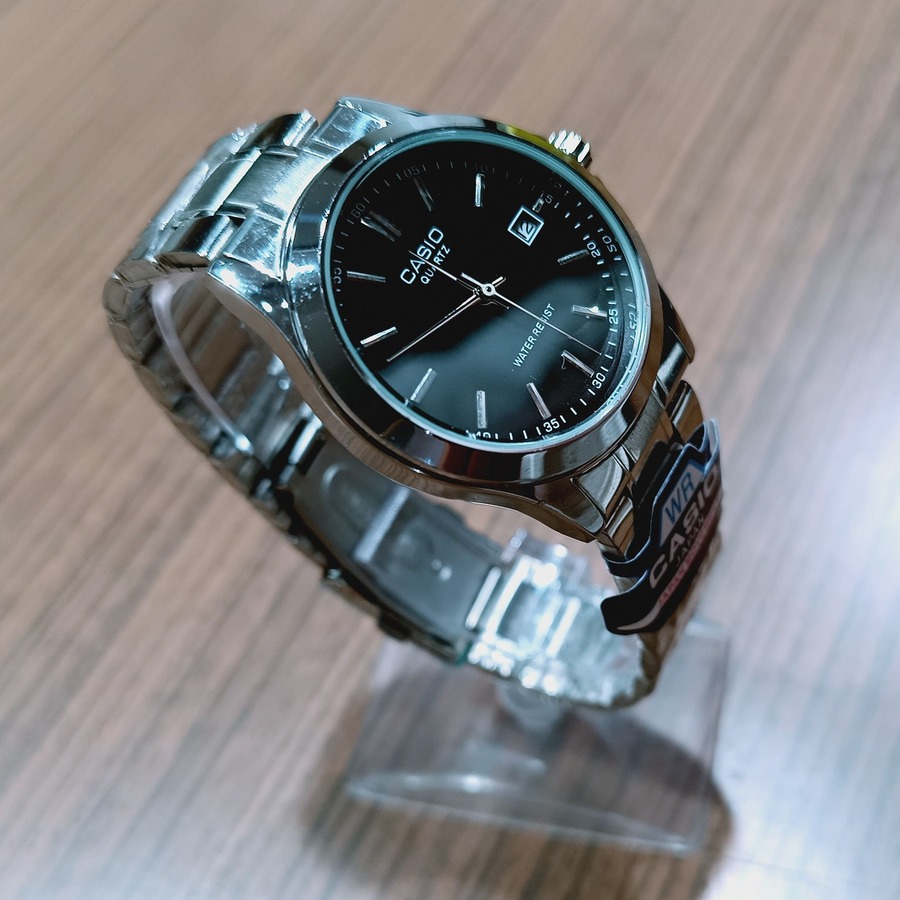 ساعت کلاسیک مردانه مدل کاسیو | CASIO صفحه گرد رنگ نقرهای و مشکی کد XL-14196M - تصویر 5